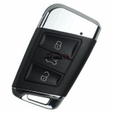 For VW  MQB B8 platform 3 button Keyless  remote key  with AES ID48 chip-434mhz & HU66 blade,