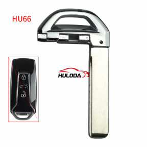 For VW Touareg  remote emergency key HU66 blade,used for Volkswagen Touareg 2018 2019 2020 2021