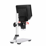 G1000 LCD 4.3 inch Digital Microscope 1-1000X Magnification Handheld Microscope with Video Recorder ，for Soldering Electronic 500X 1000X Microscopes Continuous Amplification Magnifier，can adjust the angle