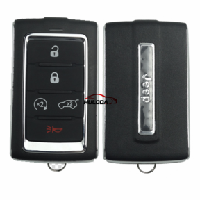 For Jeep 4+1 button  smart  remote key shell ，used for Jeep Wrangler 2021