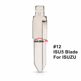 12# ISU5 Key blank For ISUZU Flip car key blade for KD remote VVDI XHorse Remote