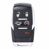 4+1 Button Remote Car Key Shell ,For Ram 2500 3500 4500 5500 2019 2020 2021 Smart Remote Key