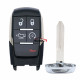 4+1 Button Remote Car Key Shell ,For Ram 2500 3500 4500 5500 2019 2020 2021 Smart Remote Key