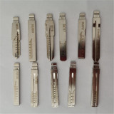 35Types 175PCS Engraved Line Key Scale Shearing Teeth Blank Car Key Blade for KD VVDI XHorse