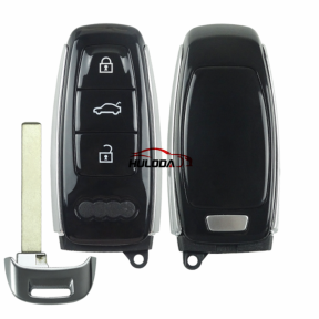 Paint style For Audi 3 button remote key shell case , for 2017 Audi A8