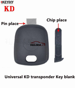 Universal Transponder Car Key Shell Case ， KD/VVDI Blades Head with Chip Holder