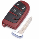 For Chrysler 4+1 button flip remote key shell with logo