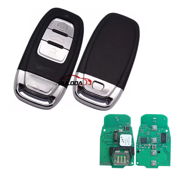 For Audi 3 button keyless remote key with 434mhz For Audi A6, A8, Q3,Q5,Q7,  NPX F7945AC1500 CMK008 05 Tn617381only your remote key is like this, all remote key can use