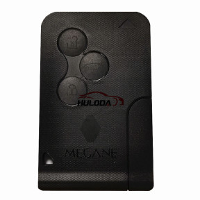 For Renault Megane 3 button  key blank with blade with logo