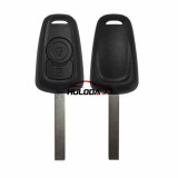 For Opel 2 button remote key shell with HU101 blade
