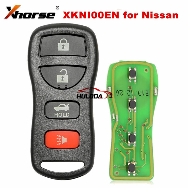 Xhorse XKNI00EN Wire Remote 4 button remote  Key for Nissan style,for VVDI Key Tool 