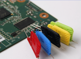 Chip upgrade test solder-free miniature test clip