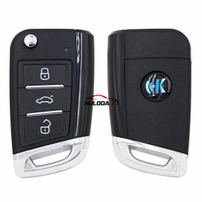 For VW Style 3 button remote key shell,used for KEYDIY B15 remote