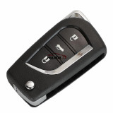 For Toyota Style 3 button remote key shell,used for KEYDIY B13 remote