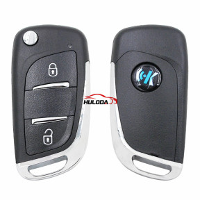 DS Style 2 button remote key shell,used for KEYDIY B11 remote