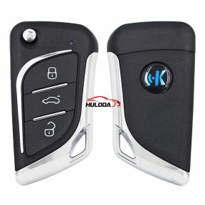 For Lexus Style 3 button remote key shell,used for KEYDIY NB30 remote