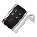 For Jaguar 5 button remote key blank with logo Jaguar XK 2006 Jaguar XF 2009-2012