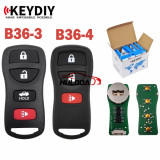 KEYDIY for Nissan style  B36-4 button smart remote key used for KD-X2 KD-MAX generate