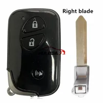 For BYD 3 buttom Smart  remote key shell，with right blade