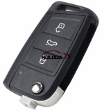 Original for VW 3 button no keyless remote key with  433MHz 5C / MQB49 Chip For VW T Cross Polo 2019+ Skoda Golf Seat FCCID: 2G6 959 752 CMIITID:2016DJ3959
