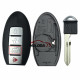 For Nissan 4 button  remote key blank for new model with SUV button without logo