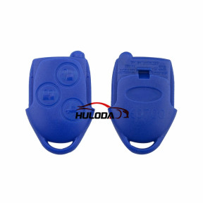 For Ford Transit 3 button remote key blank blue with logo