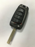 For Hyundai 4 Button Flip Remote Car Key shell  for Accent 2018 2019 95430-J0500