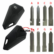 For KAWASAKI motorcycle key blank with left blade,can used for honda for yamaha