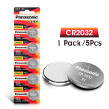 Original Panasonic CR2032/CR2025/CR2016 car battery Lithium Battery 3V Button Battery