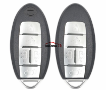 For Nissan 5 button keyless key shell