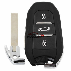 For Citroen new style 3 button remote key blank with VA2 blade truck button