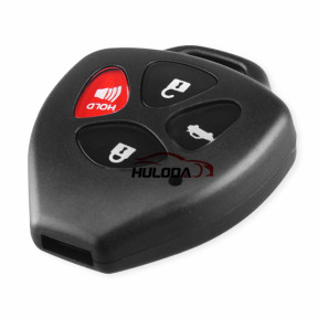 For Toyota Camry Corolla 3+1 button key shell no blade