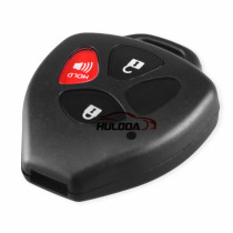 For Toyota Camry Corolla 2+1 button key shell no blade 