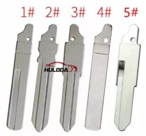 For Renault  flip remote key blade,with 5 types of key blades, please choose