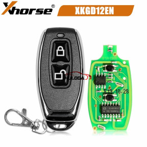 Xhorse XKGD12EN Garage Wire Universal Remote Key Fob 2 Button