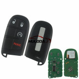 Original For Dodge 3+1 button remote key with  PCF7953 46chip 433mhz