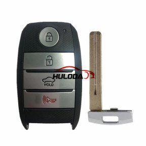 For KIA K5 3+1 button remote key blank  truck button with Emmergency key blade