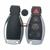 For Benz 3+1 button remote key blank with emergency key blade