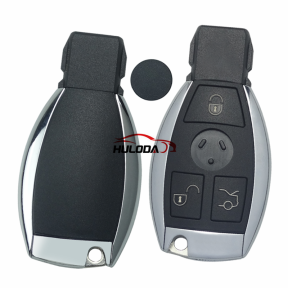 For Benz 3 button remote key blank with emergency key blade