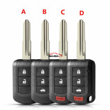 For Mitsubishi 2-3-4 button  remote key blank with  MIT11R blade