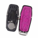 For Ford 3 button remote key shell with Hu101 blade with logo