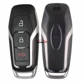 For Ford 2+1 button remote key shell with Hu101 blade with logo