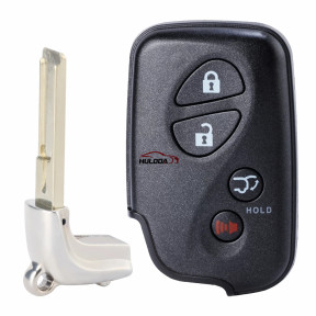 For Lexus 4 button remote key shell with hold