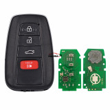For Toyota Smart Remote Car Key 433MHz HITAG AES NCF29A1M 4A Chip For Toyota Corolla 2018-2022  FCC ID: B2U2K2R  P/N: 8990H-02050