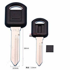 For GMC LaCrosse  For Buick GL8 PK3 transponder  car key shell