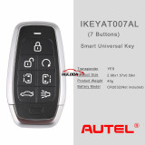 AUTEL MaxiIM KM100 IKEY Series Universal  Remote  AT007AL 7 button Smart Key for KM100 IM508 IM608