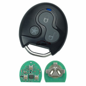 Brazil 3 button remote key with 433mhz used in brazil new version of the car