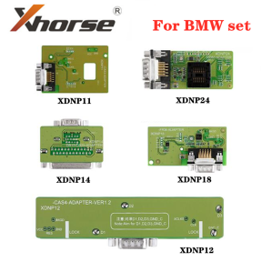 Xhorse MINI PROG Solder-Free XDNPP1 for BMW CAS3 CAS4 FRM DB15-DB25 35080 Adapters 5Pcs Set for KEY TOOL PLUS/ VVDI MINI PROG