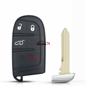 For Chrysler 3+1 button  SUV remote key shell with blade