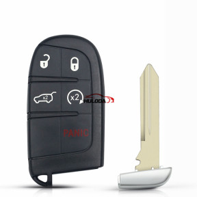 For Chrysler 4+1 button  SUV remote key shell with blade